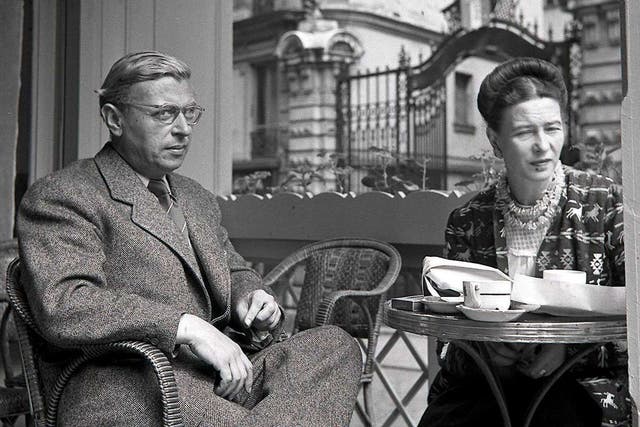 Jean-Paul Sartre and Simone de Beauvoir