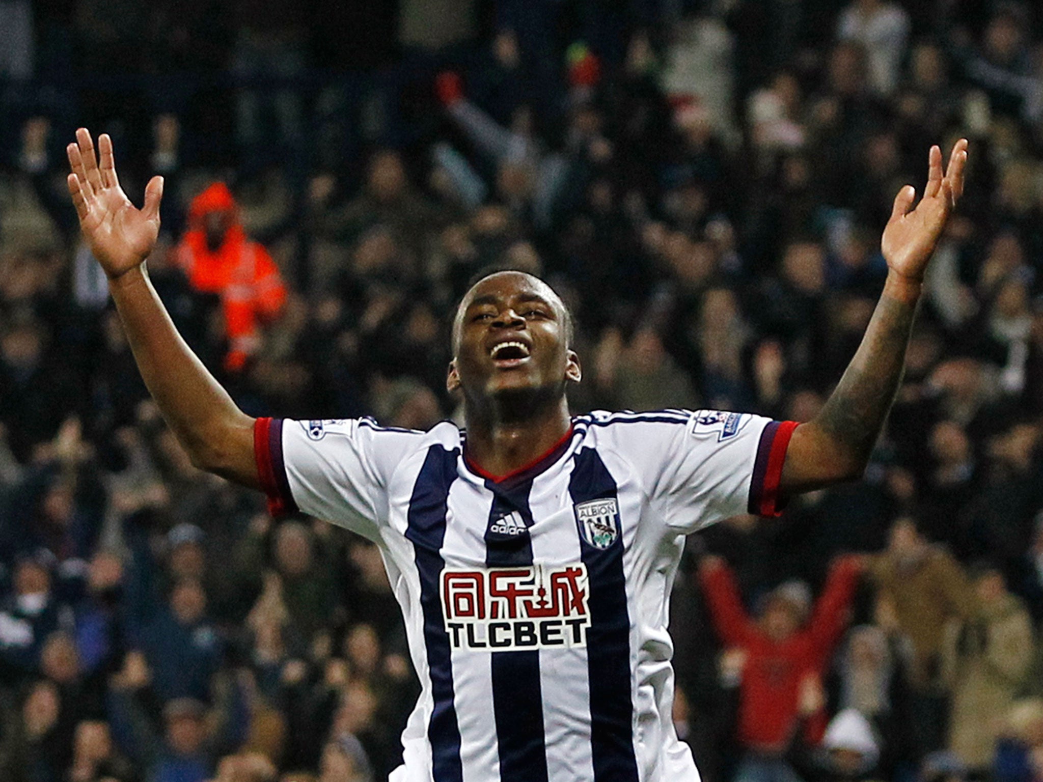 Saido Berahino made one goal and scored one in his best performance of the season