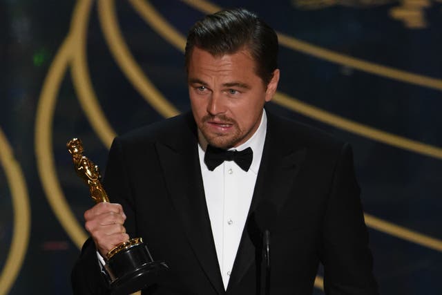 Leonardo DiCaprio encouraged the world to take notice of climate change in his Best Actor speech