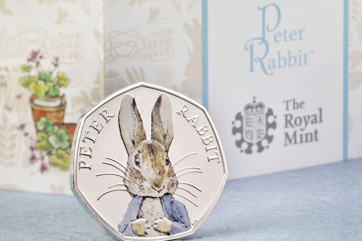Peter Rabbit 50p coin to mark 150th anniversary of Beatrix Potter's ...