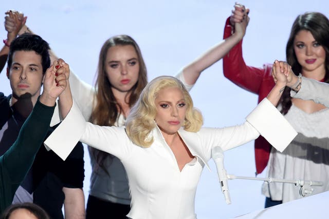 Lady Gaga's Oscars performance went down better than her David Bowie tribute at the Grammys