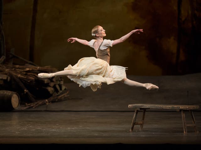 Sarah Lamb as Giselle at the Royal Opera House