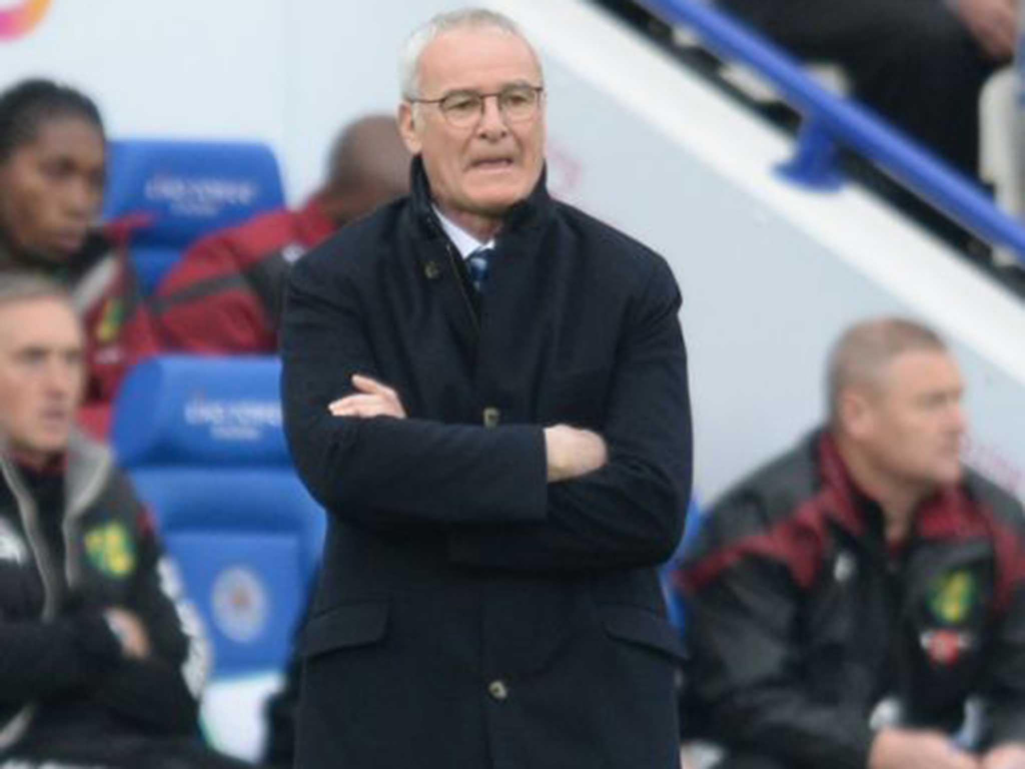 Claudio Ranieri claimed Leicester are only fourth favourites to win the Premier League title