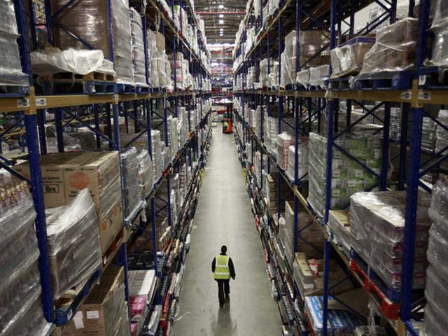 Ocado's distribution centre in Hatfield, Hertfordshire. Will its mystery customer buy this kit? 