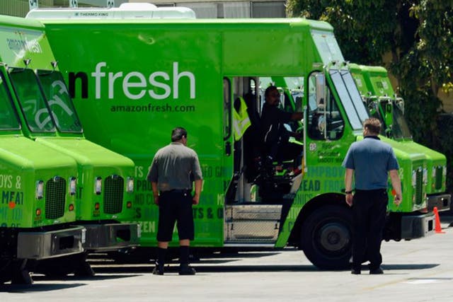 The Amazon Fresh service in the US is available only in select locations. It has an annual fee of $200 (£144) for deliveries