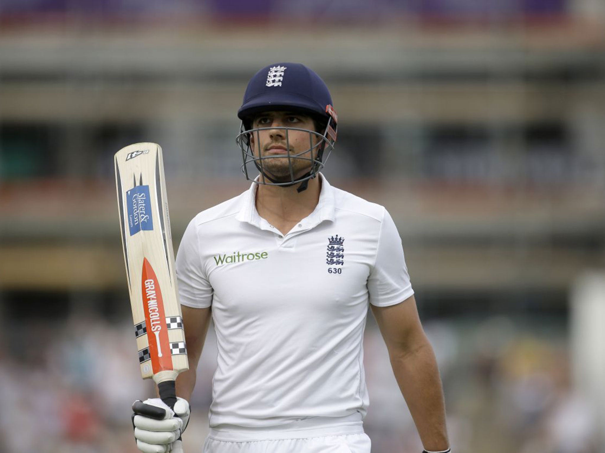 Alastair Cook, England's Test captain, is just shy of 10,000 Test runs