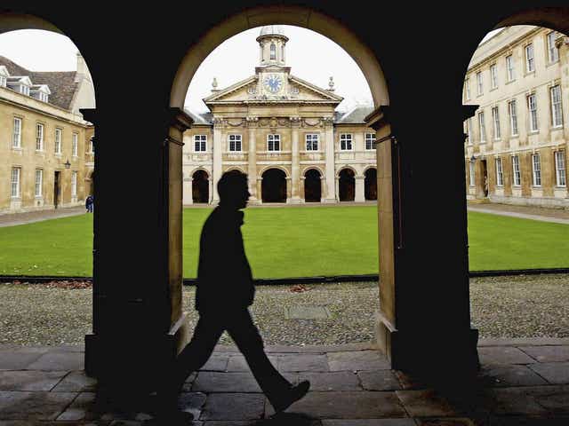 Cambridge University, pictured, is one of the UK's top institutions to have dropped in this year's THE World Reputation Rankings