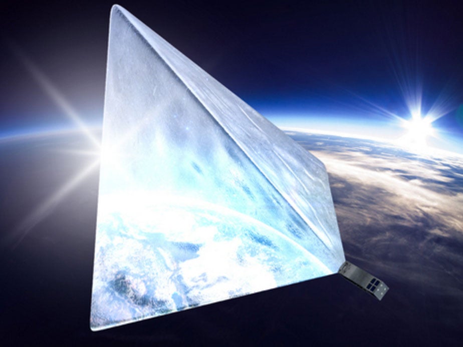 An artist's impression of what the Mayak satellite could look like once in orbit