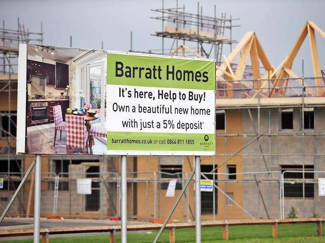 Pre-tax profits at Barratt Homes have jumped 40 per cent in the past six months