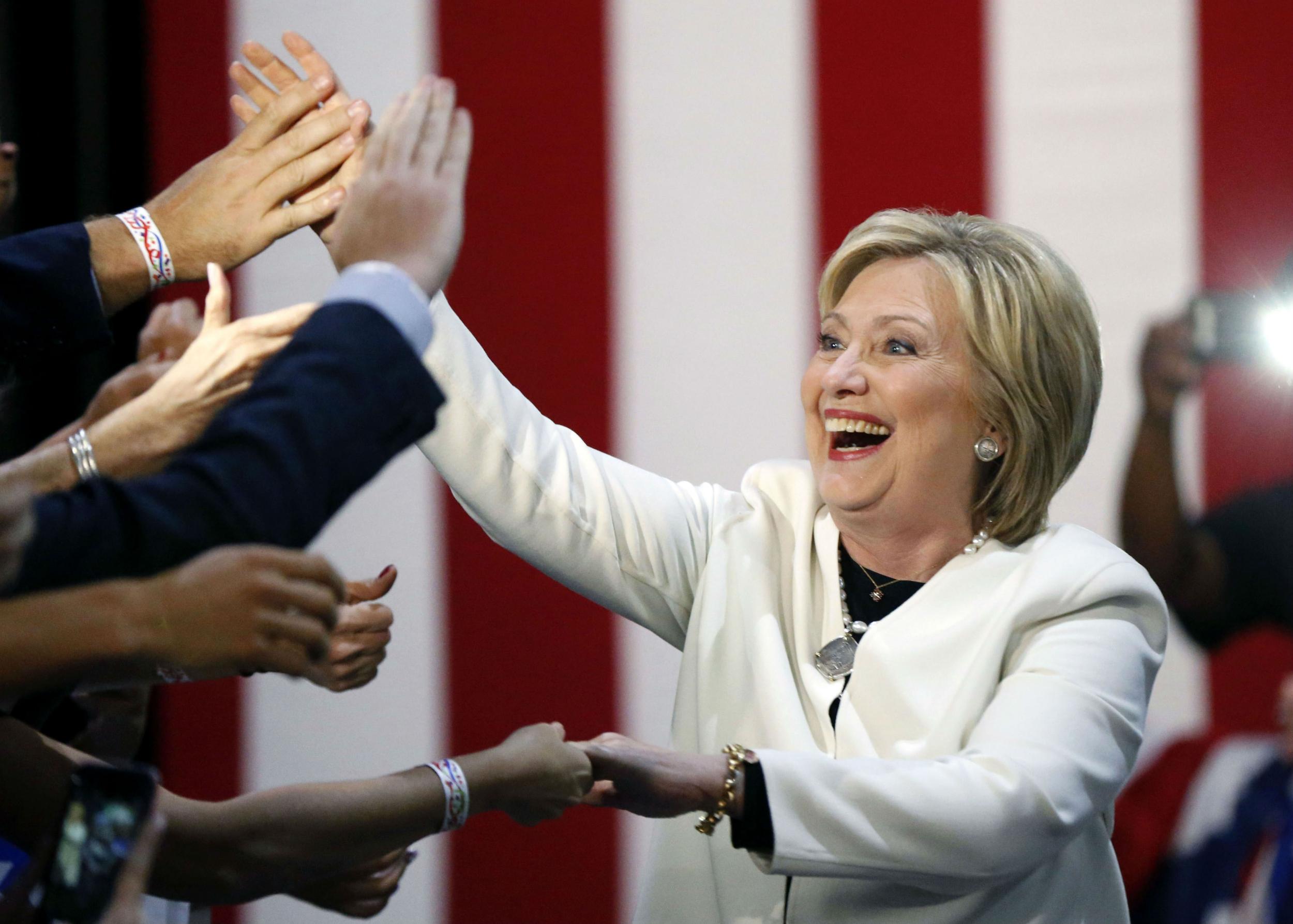 Hillary Clinton is setting her sights on the general election this November