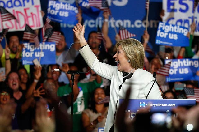 Hillary Clinton won seven states on Super Tuesday