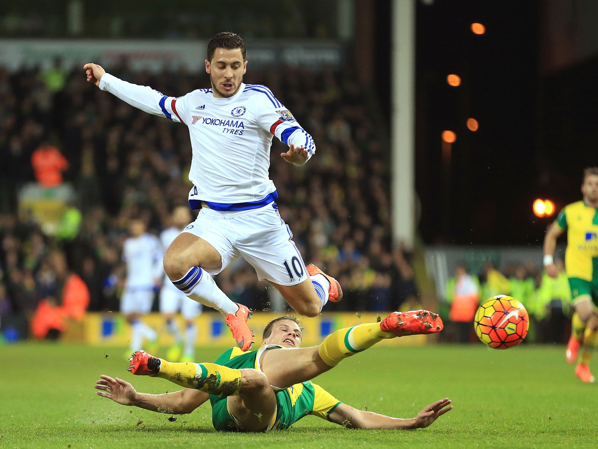 Eden Hazard has not scored a Premier League goal for Chelsea this season