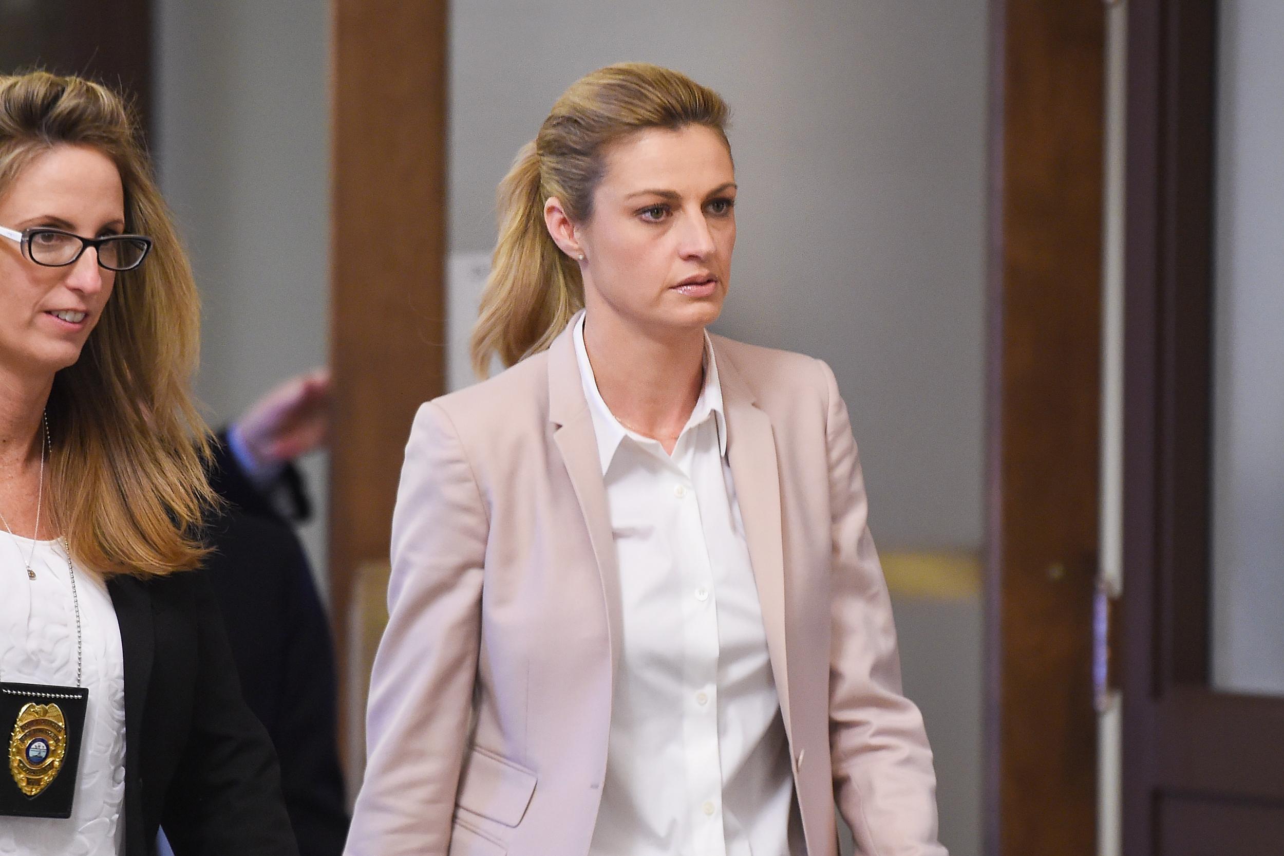 Erin Andrews arrives in court