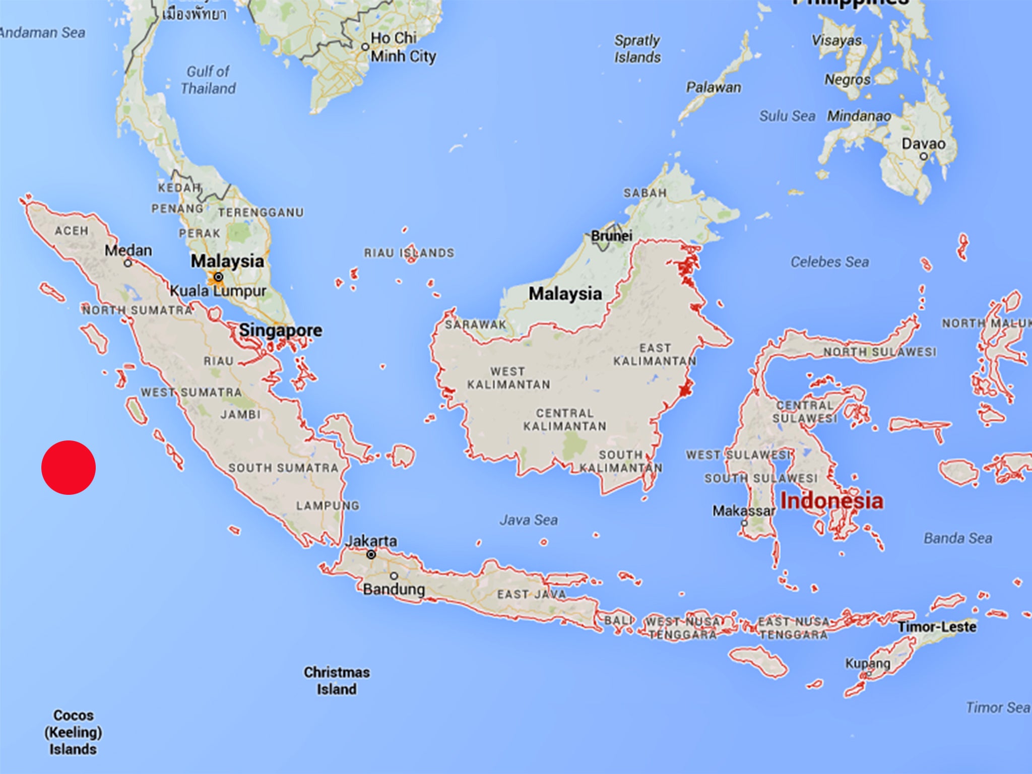  Indonesia  earthquake Where is Sumatra  and where have 