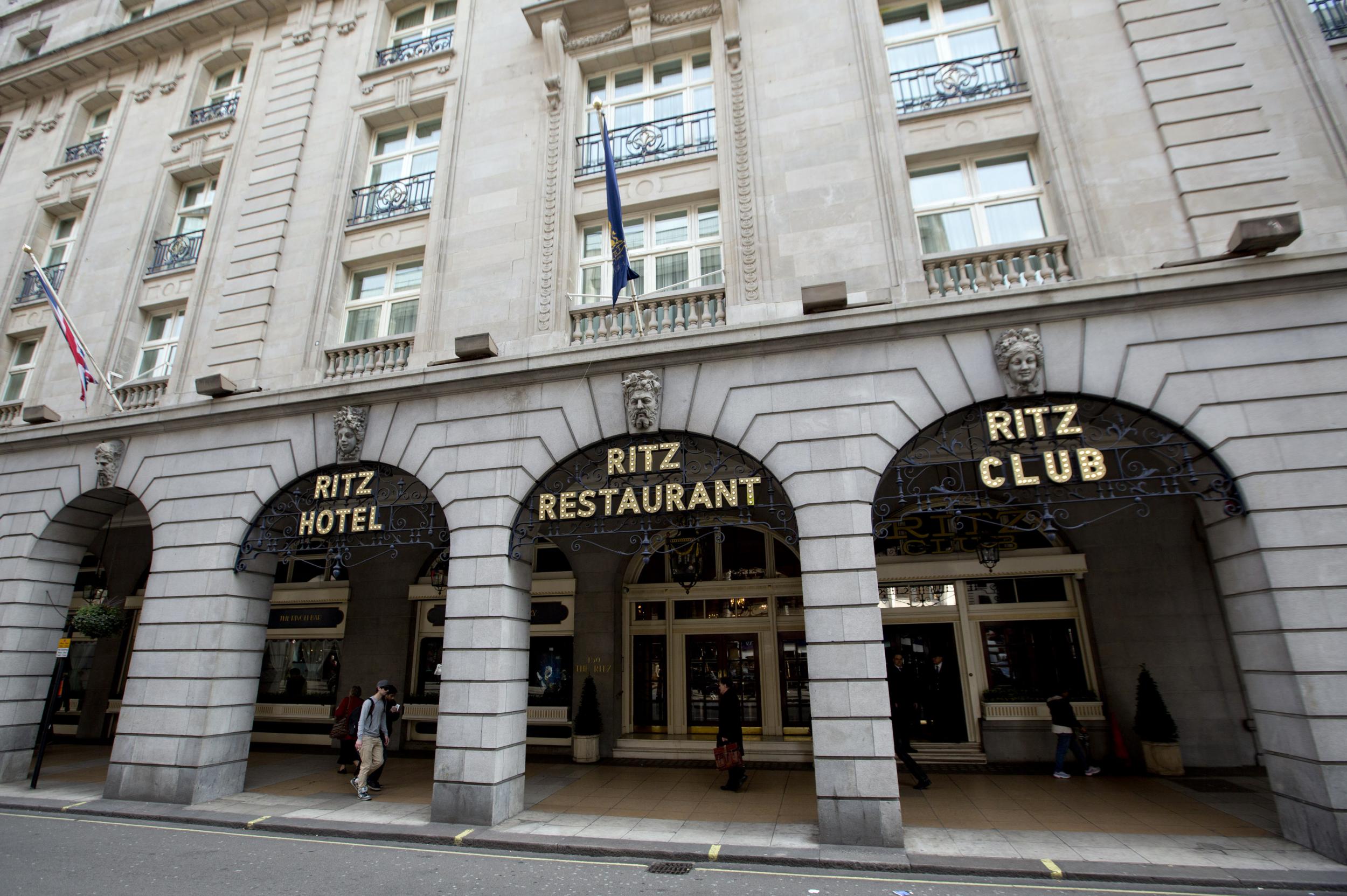 Ritz Hotel in London
