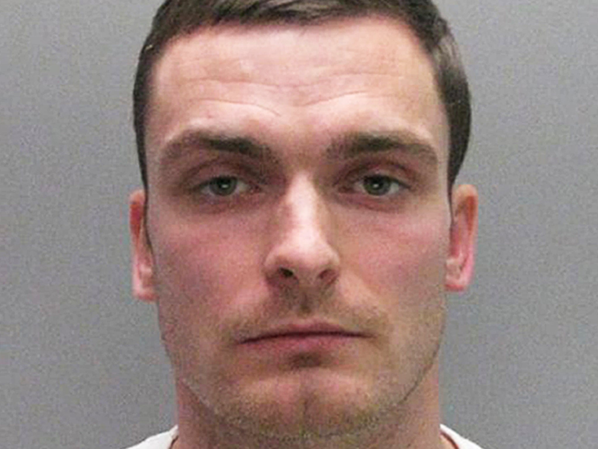 Adam Johnson's mugshot