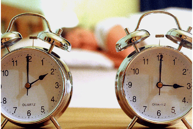 Daylight saving time sees clocks change in March and October