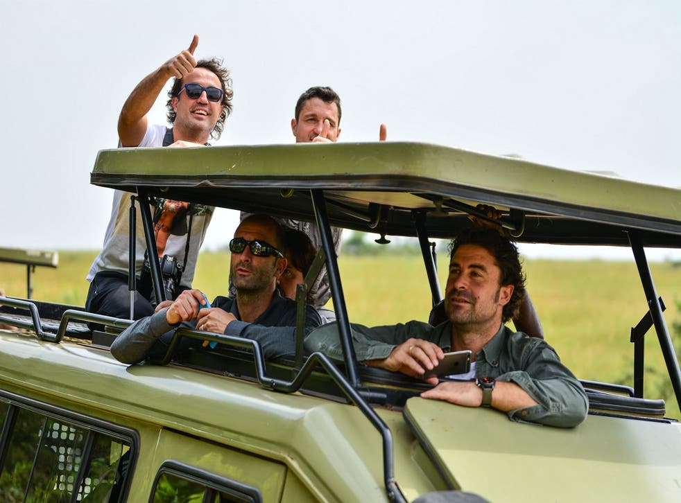 The Barcelona Legends on safari in Uganda last year