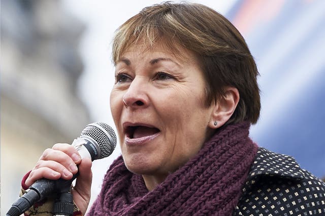 Green MP Caroline Lucas will today warn about giving in to ‘the poisonous rhetoric of Ukip’
