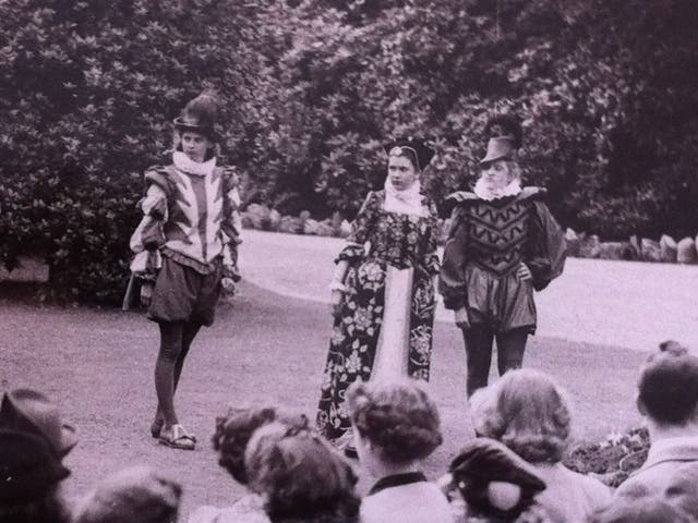 Joan Bakewell (centre) as Hermia: ‘I wanted instantly to become an actress’