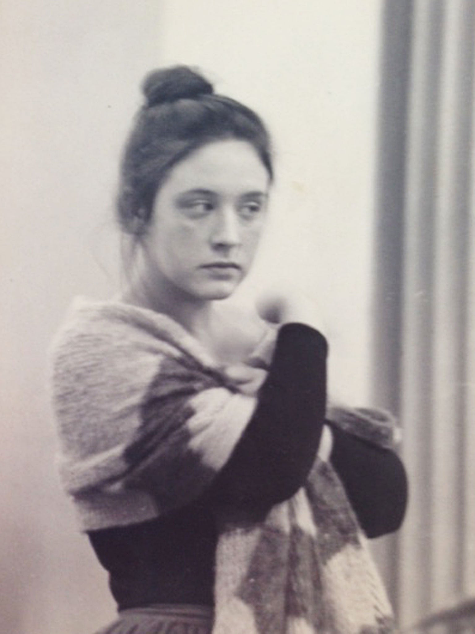 Arabella Weir in her school production of ‘Macbeth