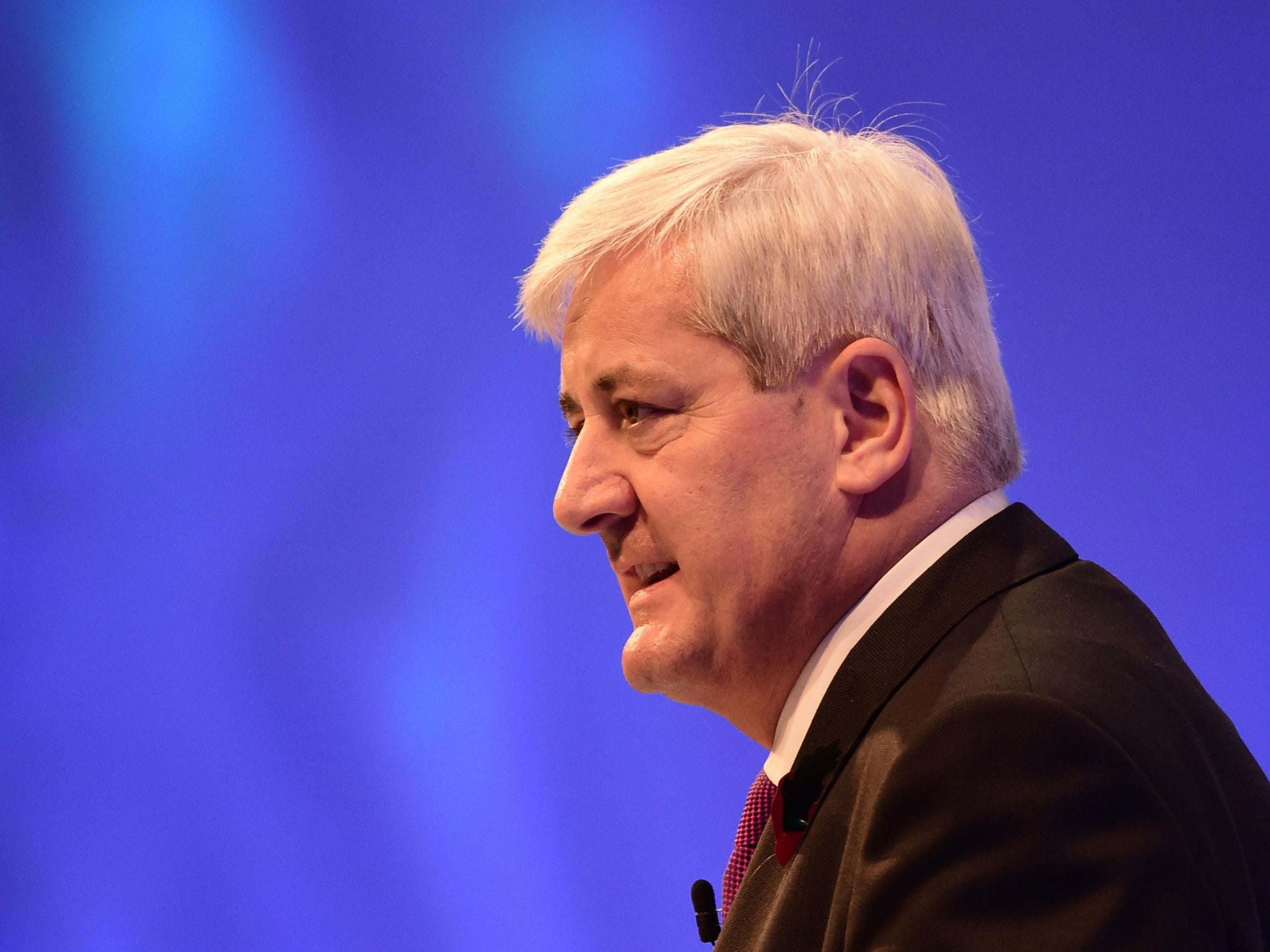 Paul Drechsler, President of the CBI addresses delegates at the annual Confederation of British Industry (CBI) conference in central London, on November 9, 2015.