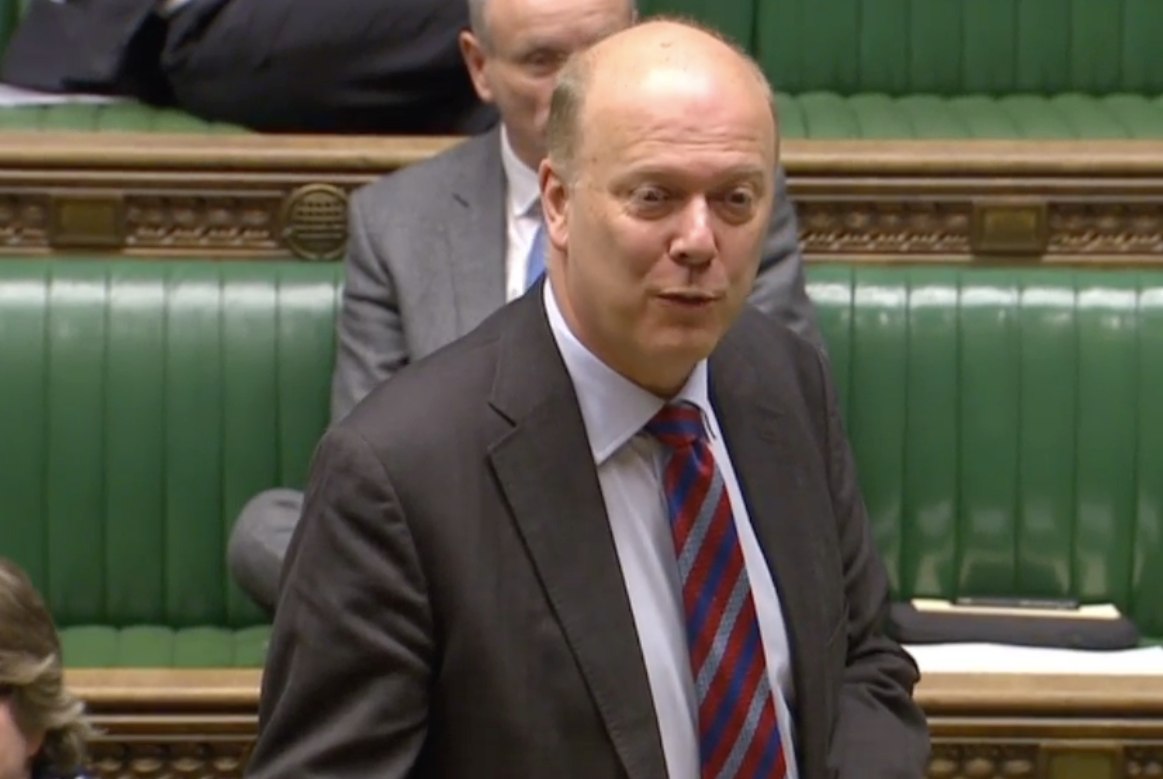 Chris Grayling, the Leader of the House of Commons