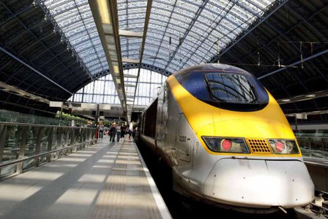 Eurostar carries 80 per cent of the total passenger traffic between London and both Brussels and Paris