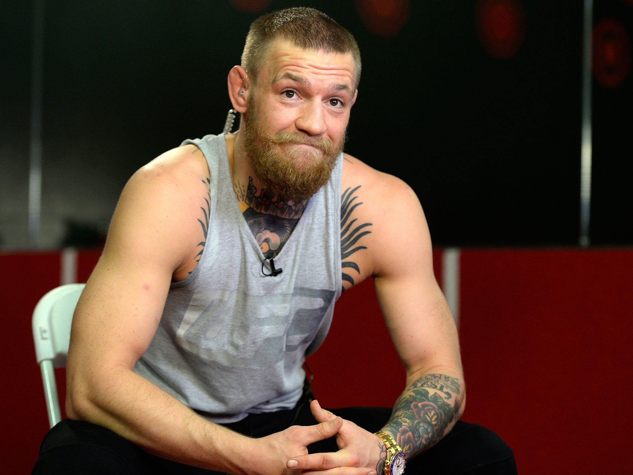 Conor McGregor has talked up the prospect of fighting Floyd Mayweather