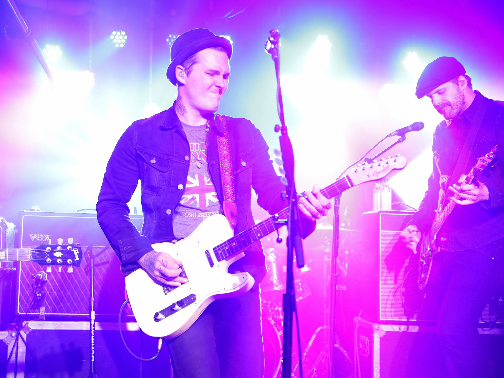 Brian Fallon performing with The Gaslight Anthem who are currently on indefinite hiatus