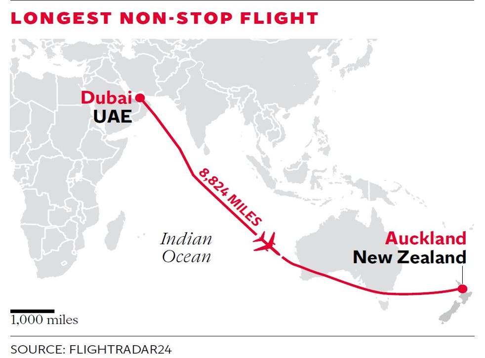 Emirates Flight 449: World's Longest Flight Between Auckland And Dubai Could Trigger Fares War | The Independent | The Independent