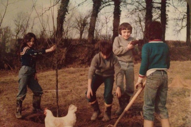 Dig it: young visitors at the Farm for City Children in the 1970s