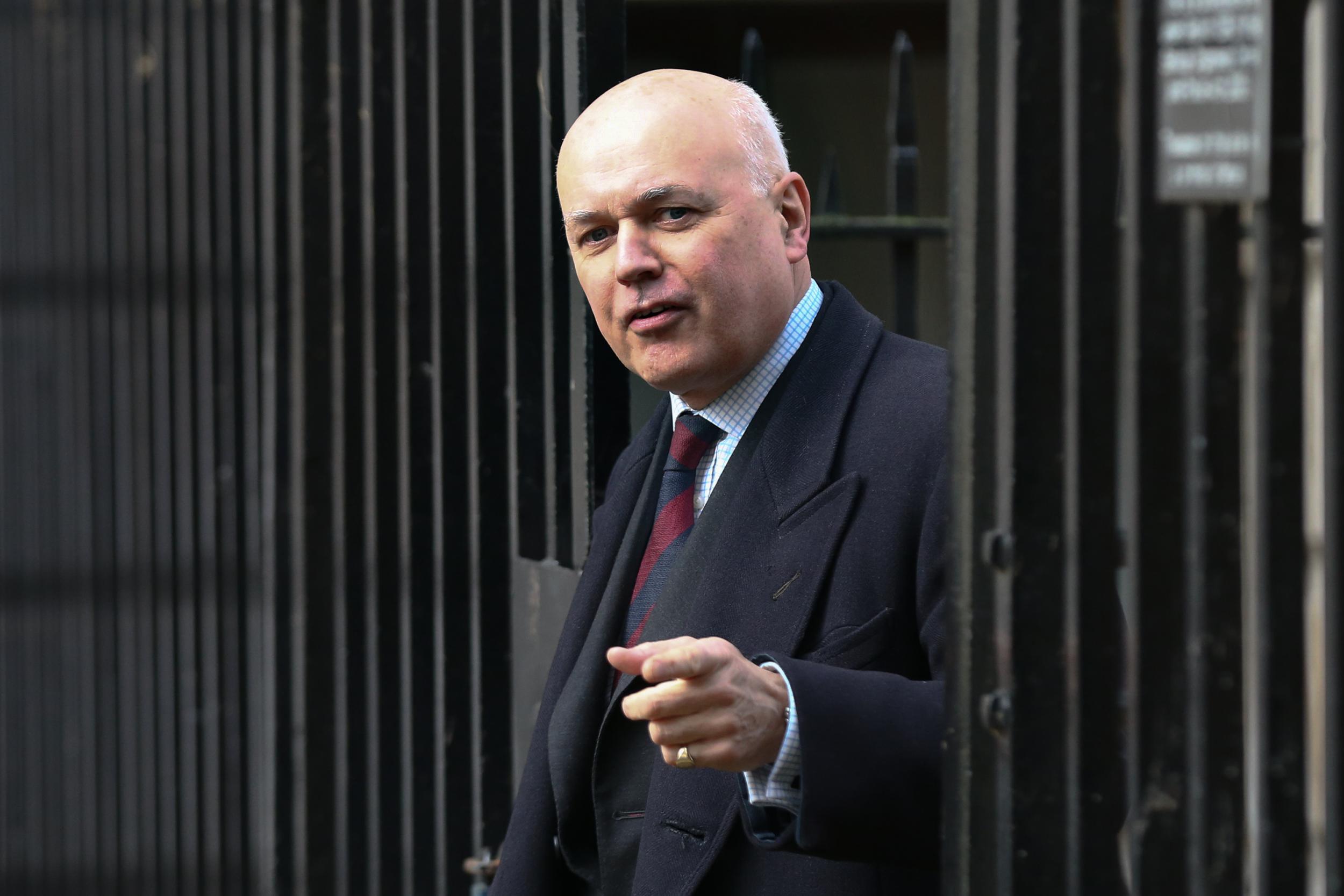 Department for Work and Pensions Minister Iain Duncan Smith