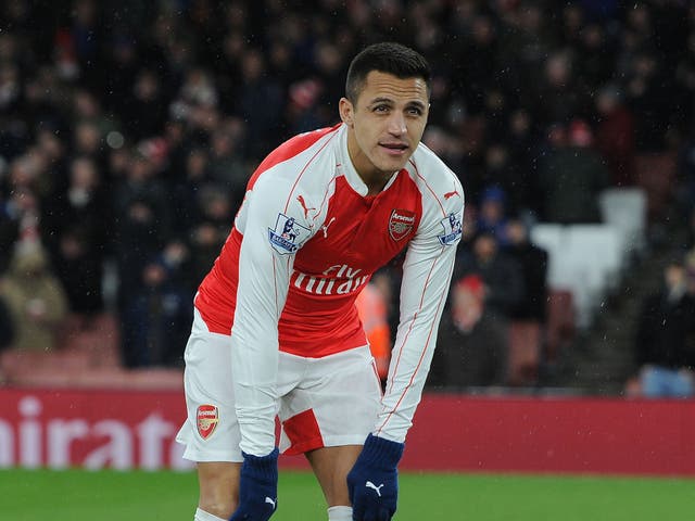 Arsenal forward Alexis Sanchez