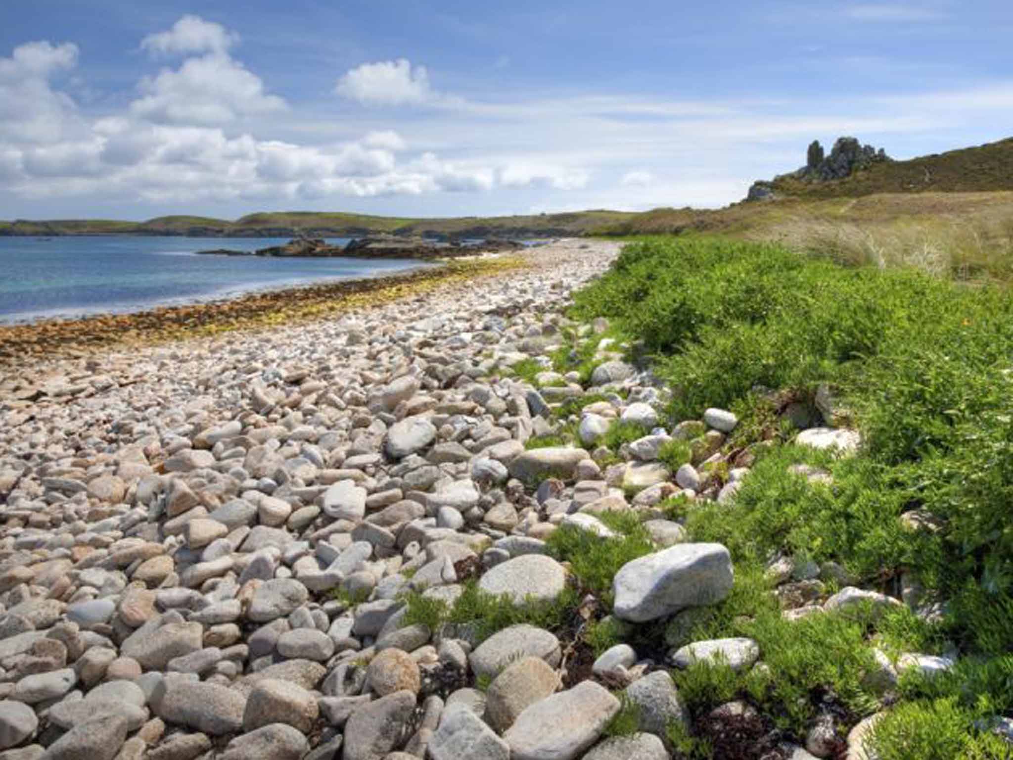 Beach bliss: Orla loves St Martin's in the Isles of Scilly