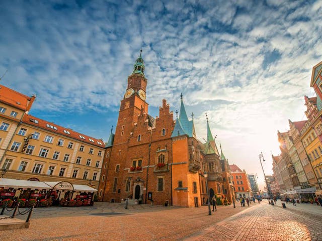 Rynek is at the heart of Wroclaw