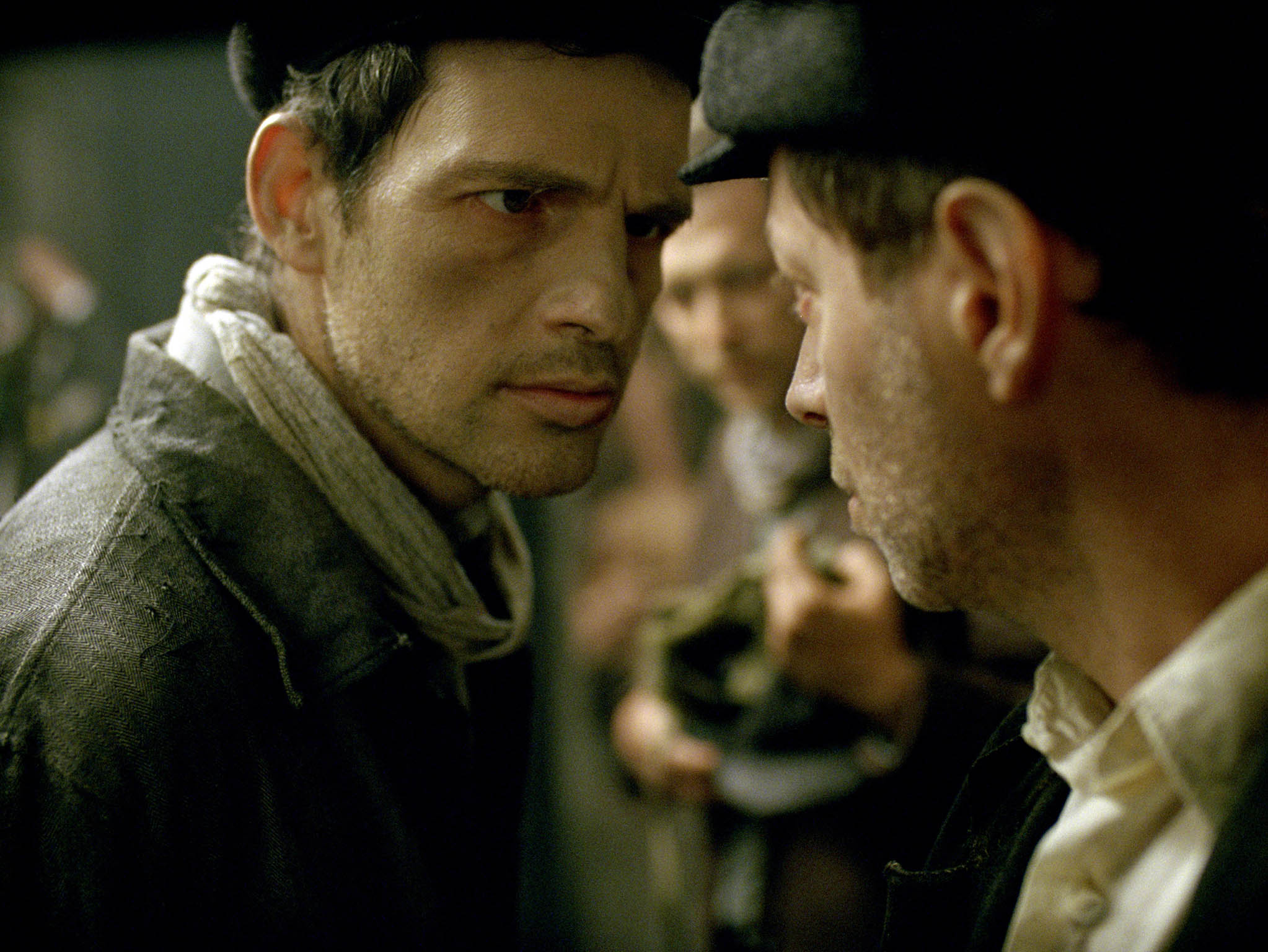 Geza Rohrig in a scene from Son of Saul