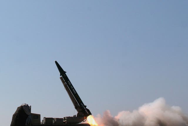Iran testing a 'Persian Gulf' ballistic missile in 2010