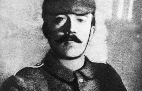 Hitler in 1915 in his First World War uniform Hulton