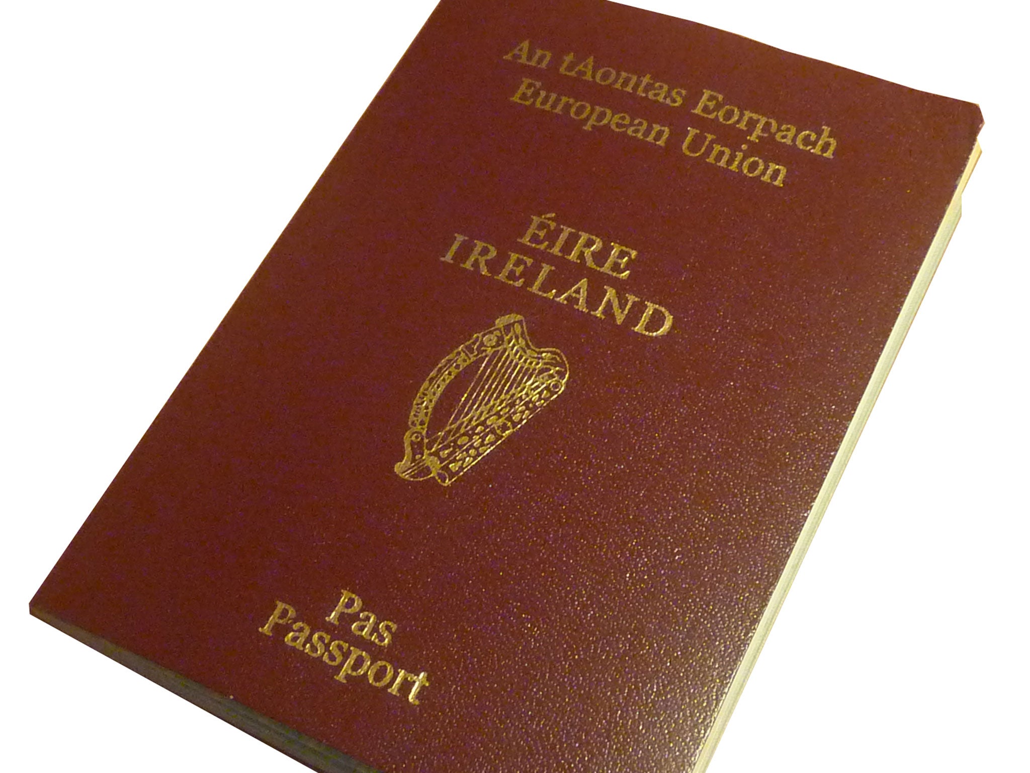 An Irish passport