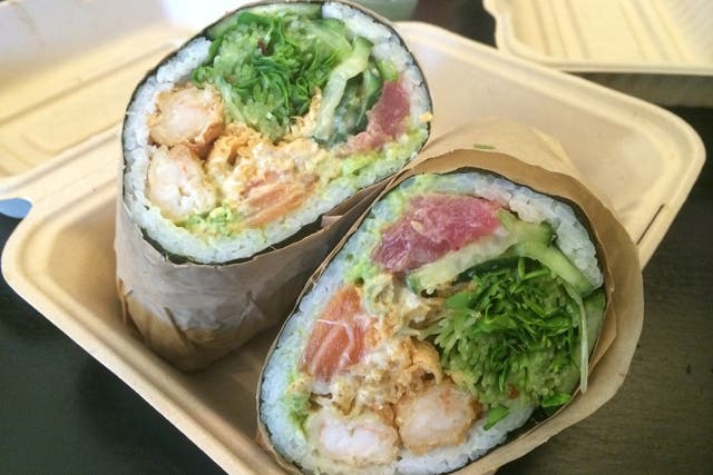 Sushi burritos have also been propelled by the growth in fast-casual dining and its build-your-own mentality