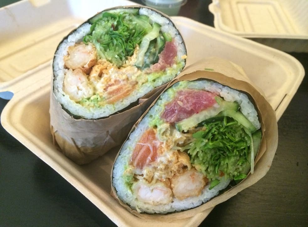 Sushi burritos have also been propelled by the growth in fast-casual dining and its build-your-own mentality
