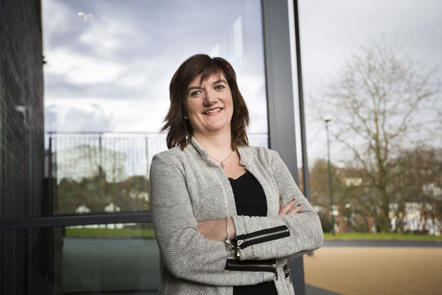 Liberal leaning: Nicky Morgan in Leicester