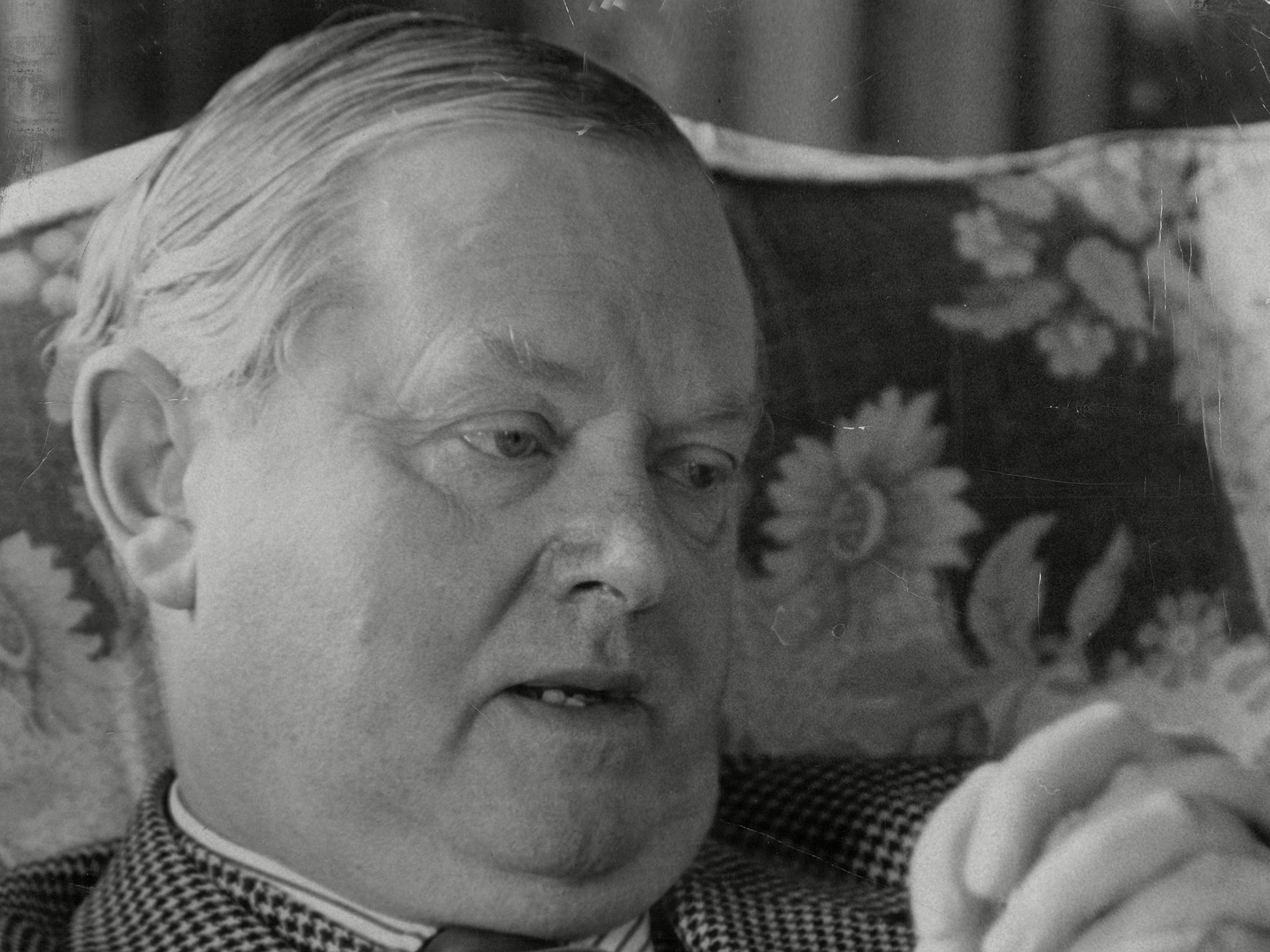 Evelyn Waugh at home in 1960