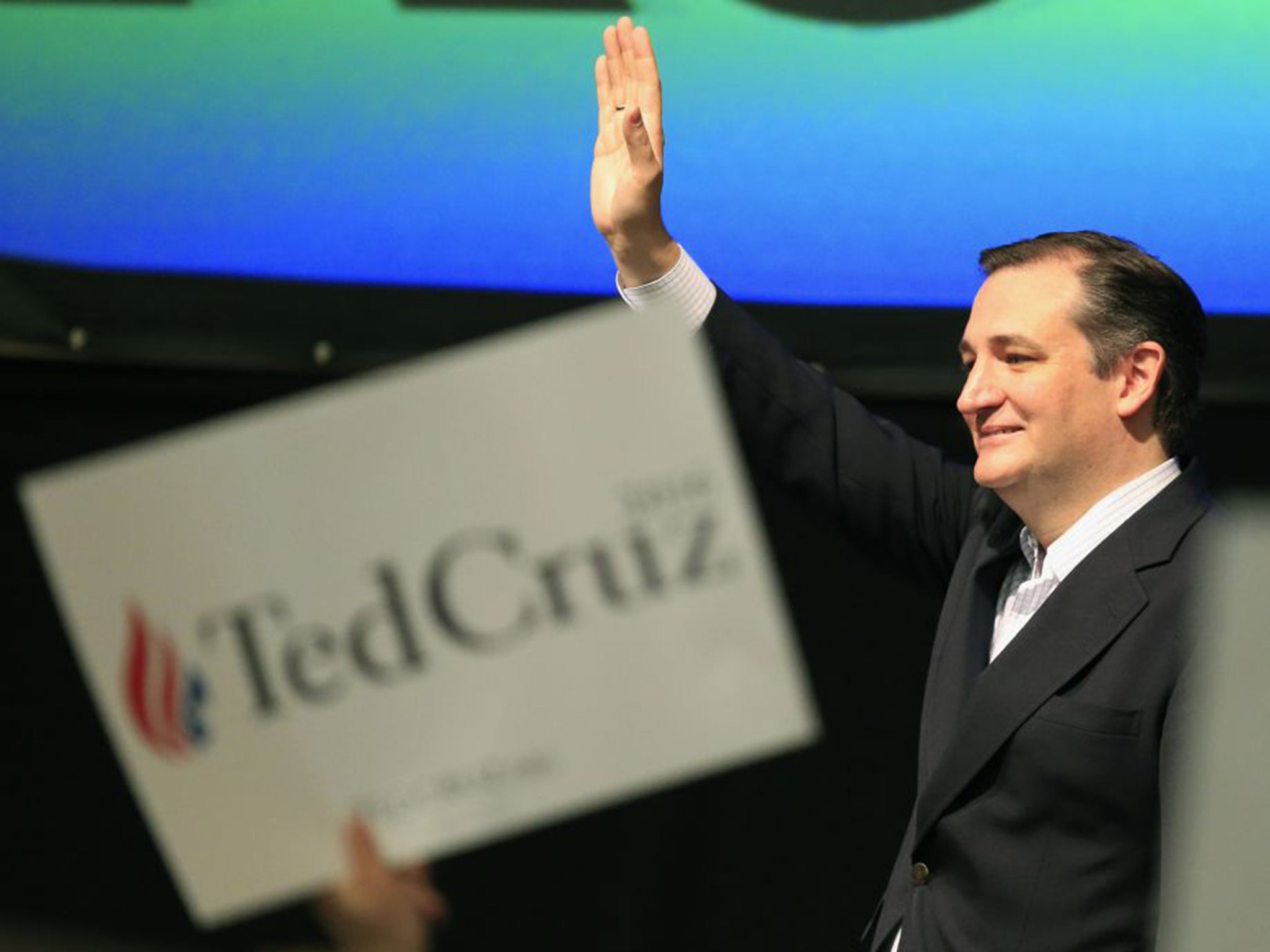 Texas Senator Ted Cruz has won the Republican caucuses in Kansas