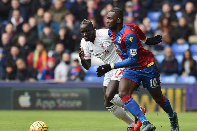 Yannick Bolasie in full flow for Crystal Palace
