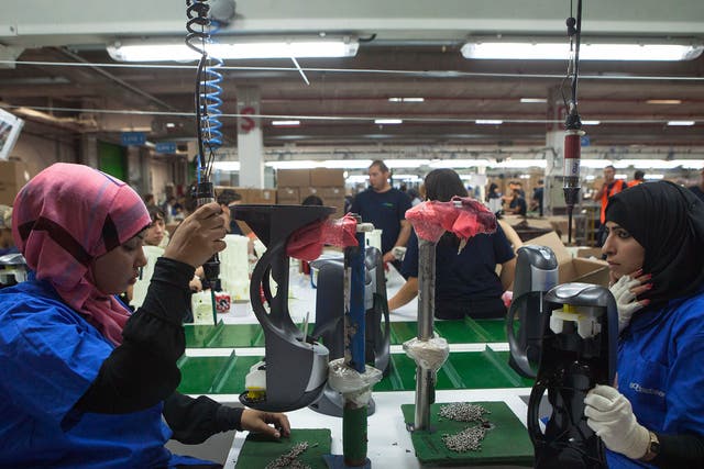 The SodaStream plant moved to Lehavim in Israel two years ago after a boycott campaign against its facility in the West Bank