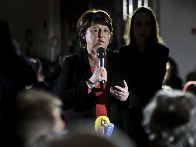 Former Socialist leader Martine Aubry, the ‘mother of the 35-hour week’, has led protests