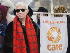 Annie Lennox: Singer who marched in International Women's Day rally