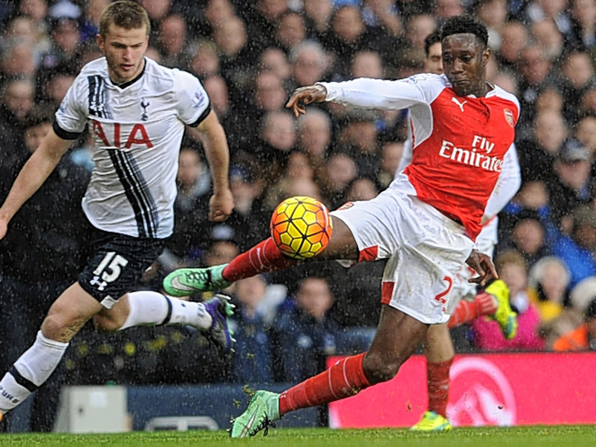 Danny Welbeck (right) was among those Arsenal players praised by manager Arsène Wenger after Saturday’s draw